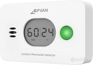 CPVAN Rilevatore Monossido di Carbonio 3 in 1, 10