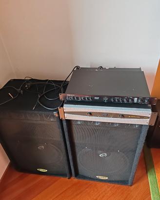 Impianto audio professionale 