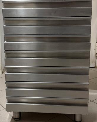 Cassettiera in acciaio inox