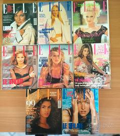 lotto di 8 riviste Elle Italia  anni 90