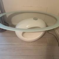 Tavolo ovale in vetro