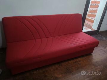 Divano letto contenitore e Puff