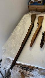 Fucile (solo parte in legno) antichi