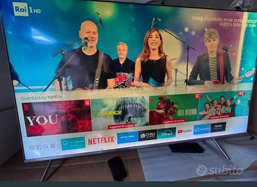 Smart tv guasto Samsung UE65MU7000.