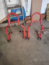Coppia di Cavalletti per moto