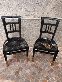 Sedie vintage dipinte a mano | chalk paint