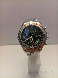 breitling transocean chronograph a53340 acciaio qu