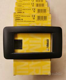 VIMAR EIKON 20684.15 - Placca round 4M antracite