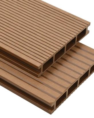 Listoni doga wpc pavimento teak legno composito