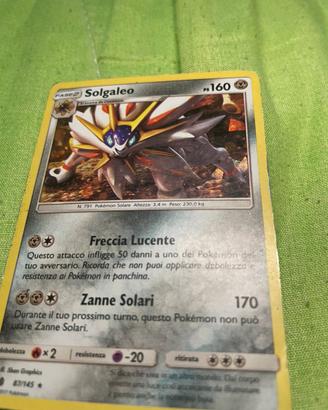 carta pokemon holo solgaleo