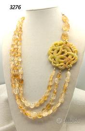 Collana Citrino "Madeira"