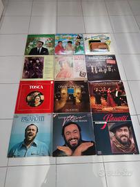 Lotto 14 Vinili LP Musica Italiana Pavarotti vari