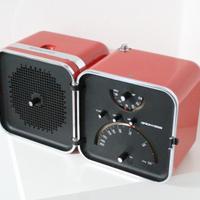 Brionvega TS502 Radio Cubo Rossa arredamento 
