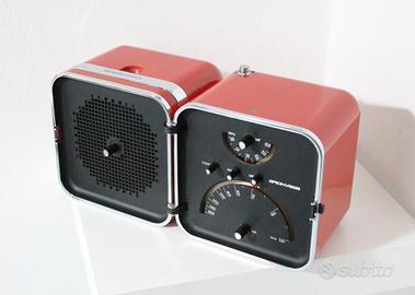 Brionvega TS502 Radio Cubo Rossa arredamento 