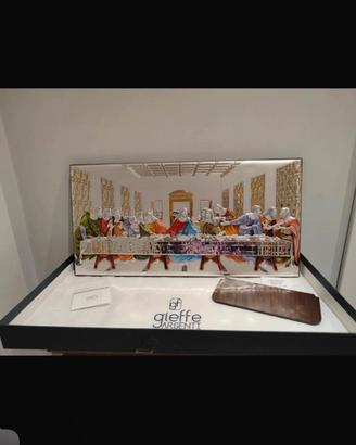 Quadro argento religioso