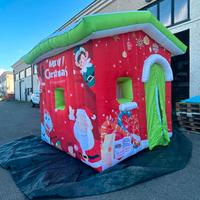 CASETTA GONFIABILE DI BABBO NATALE