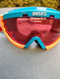 occhiali da sci briko vintage