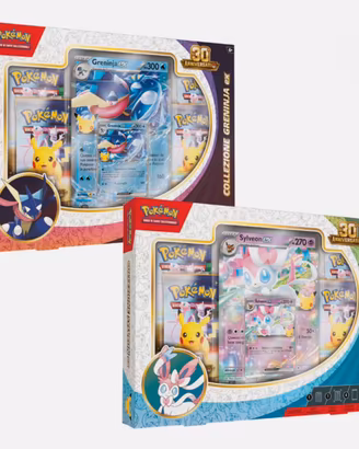 Pokémon 30 Anniversario Col. Greninja + Sylveon ex