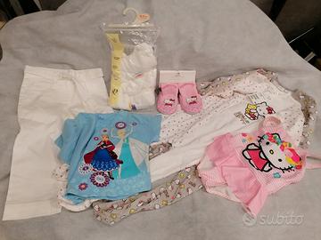 set abbigliamento bambina 18-24 mesi