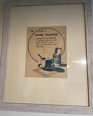 Serigrafia cacao talmone 1923 morbelli luigi