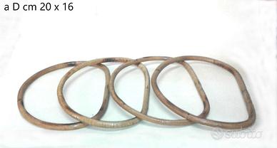 COPPIA MANICI BAMBU'  A D CM 20 X 16  PER BORSE