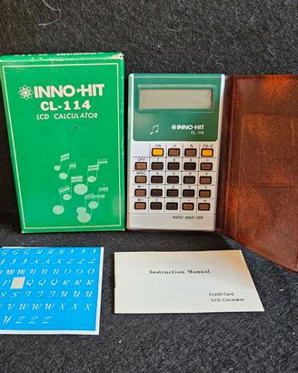 Inno-Hit CL-114 Calcolatrice Vintage Anni '80 