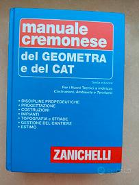 manuale del geometra Zanichelli "Cremonese" 6°ed. 