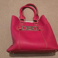 Borsa Bulgari in pelle rossa