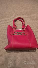 Borsa Bulgari in pelle rossa