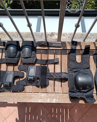 set protezioni skate junior 