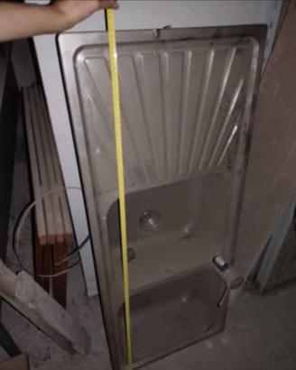 lavello acciaio inox scivolo a sinistra 