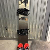 Tavola Snowboard, attacchi, scarponi BURTON