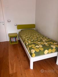 Letto+libreia con scrivania a scomparsa