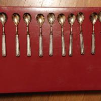 Servizio vintage 12 cucchiaini da dolce + paletta