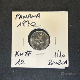 Collectible Coin 1/10 Balboa 1970 KM#10 🇵🇦