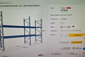 scaffali magazzino