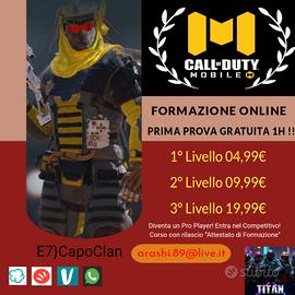 “Call Of Duty Mobile” 
FORMAZIONE ONLINE
