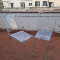 2 sedie kartell "la marie" di Starck