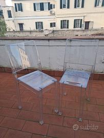 2 sedie kartell "la marie" di Starck