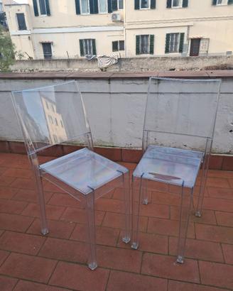 2 sedie kartell "la marie" di Starck