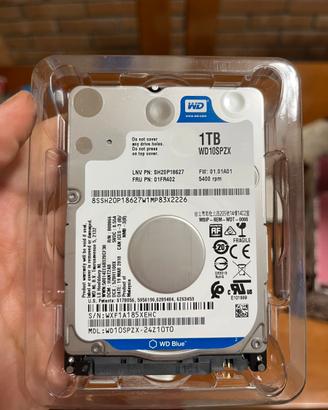 Hard Disk 2.5” Western Digital Blue 1TB (WD10SPZX)