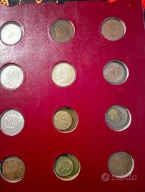 lotto monete varie + raccoglitore 