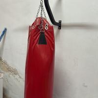Sacco da boxe 25 kg con sbarra inclusa