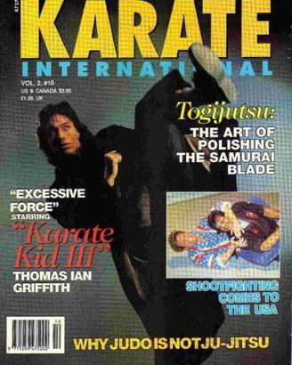 KARATE INTERNATIONAL n. 10, 1992, arti marziali