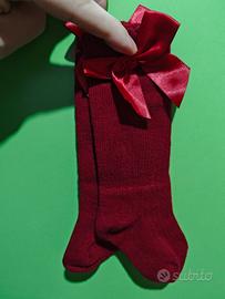 calze lunghe rosse