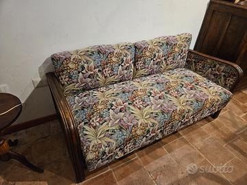 Divano-letto anni '30 art deco'
