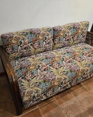 Divano-letto anni '30 art deco'