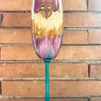 Calice maschera vetro Murano