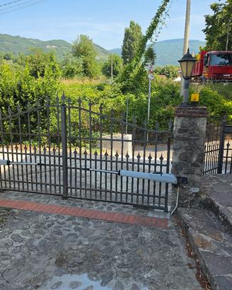 Cancello in ferro battuto