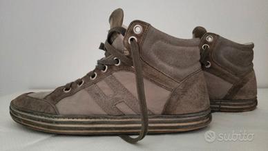 Hogan Rebel High Top in camoscio marrone 42